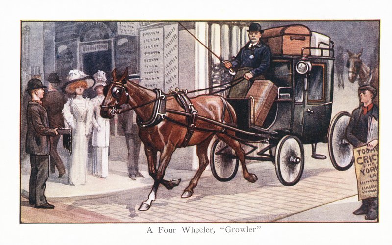 Un coche de cuatro ruedas, Growler de English School