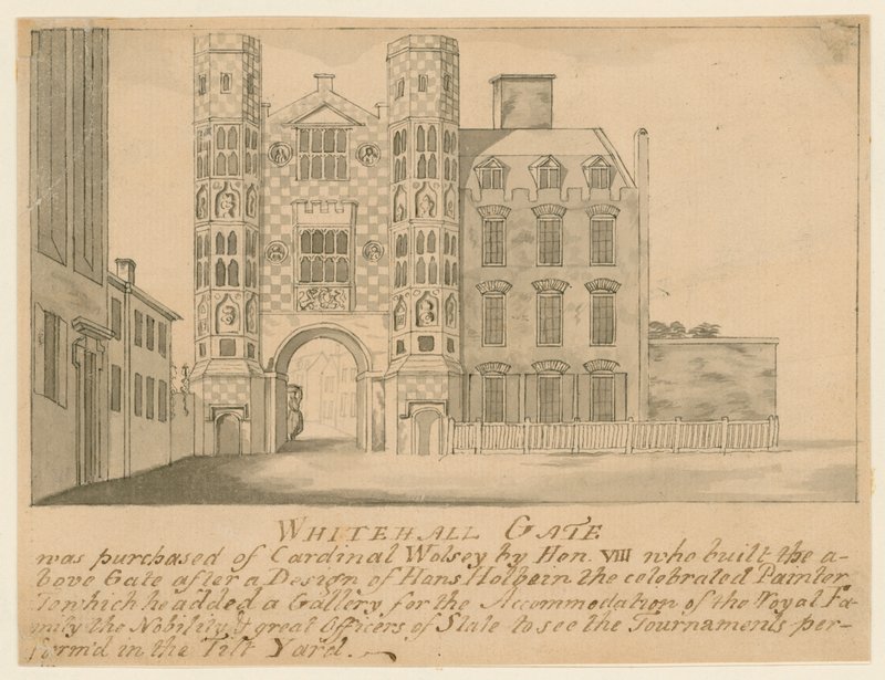 Una Puerta del Antiguo Palacio de Whitehall de English School