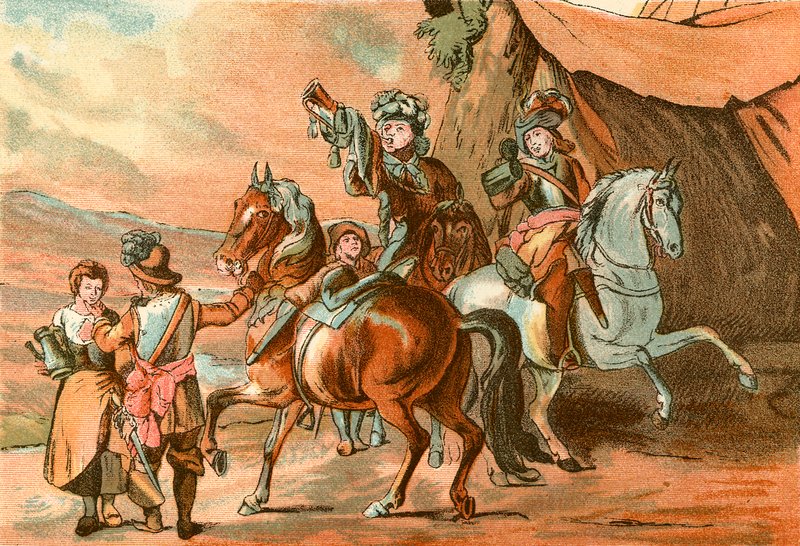 Una Parada de Oficiales de English School