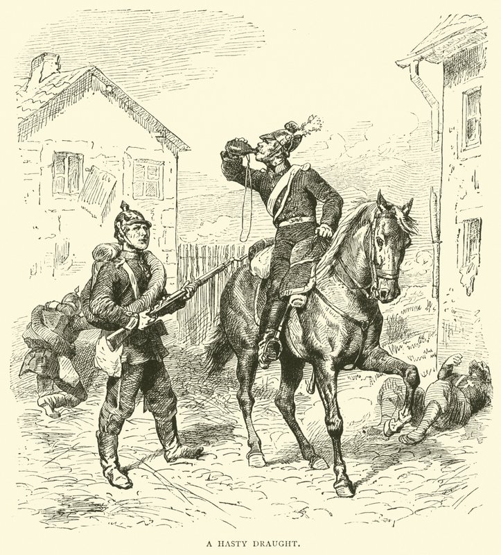 Un trago apresurado, enero 1871 de English School