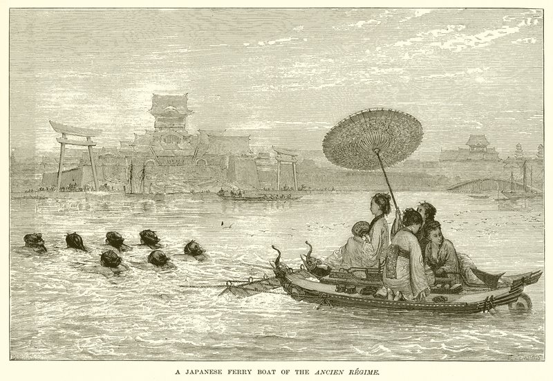 Un ferry japonés del antiguo régimen de English School
