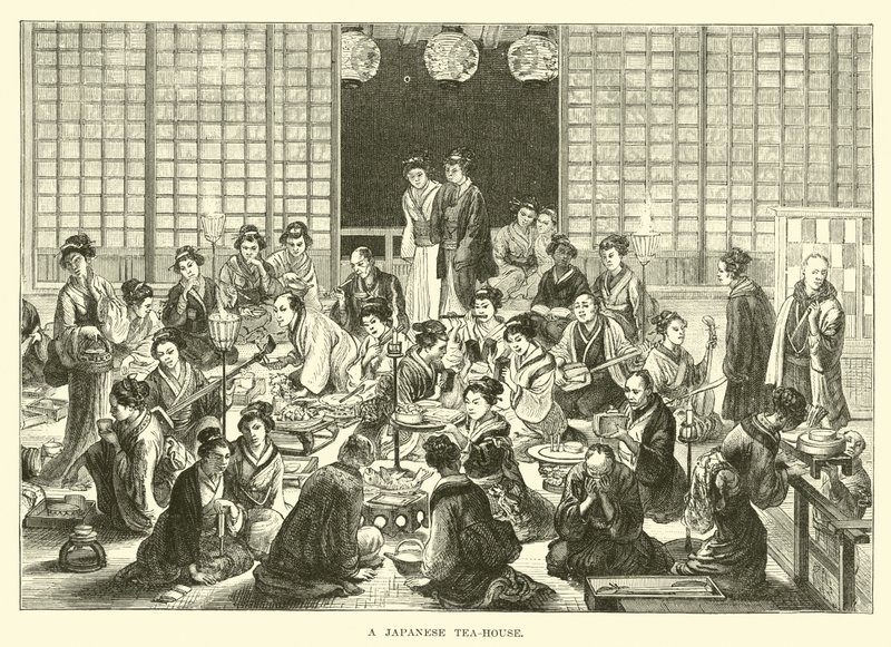Una casa de té japonesa de English School