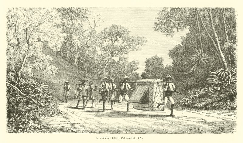 Un palanquín javanés de English School