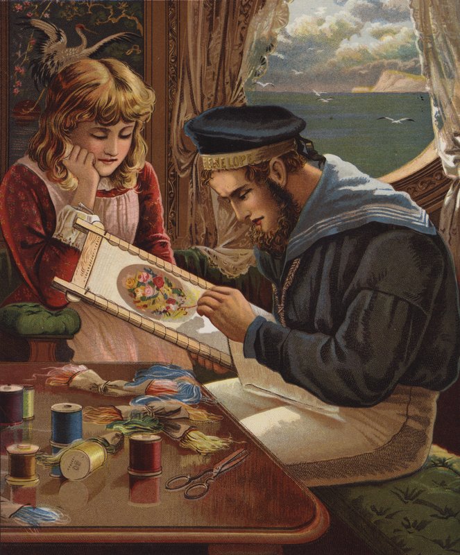 Un trabajo de amor (cromolito) de English School