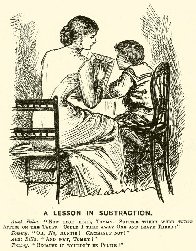 Una lección de resta de English School