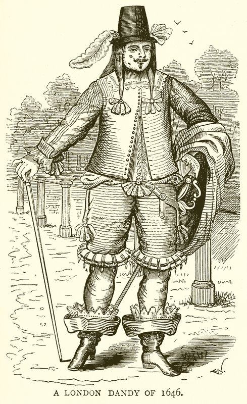 Un Dandy de Londres de 1646 de English School