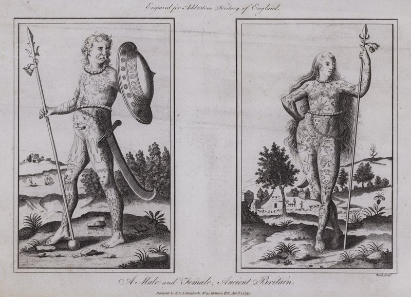 Un hombre y una mujer, Britania antigua de English School