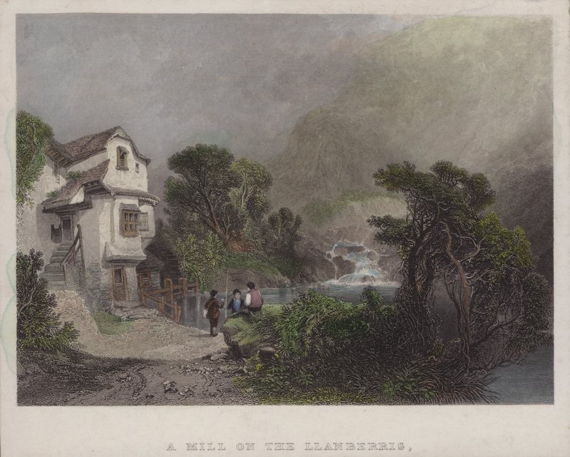 Un molino en Llanberris de English School