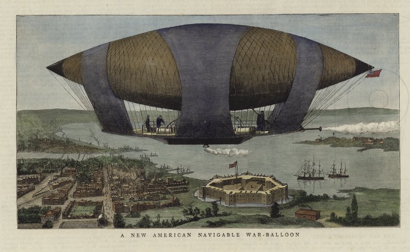 Un nuevo globo de guerra navegable americano de English School
