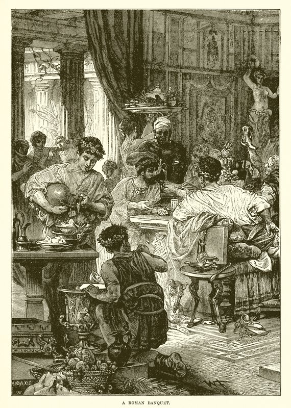 Un banquete romano de English School