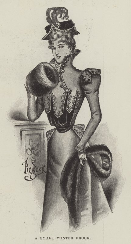 Un elegante vestido de invierno de English School