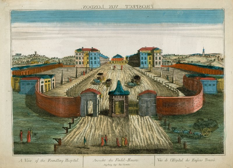 Vista del Hospital Foundling de English School