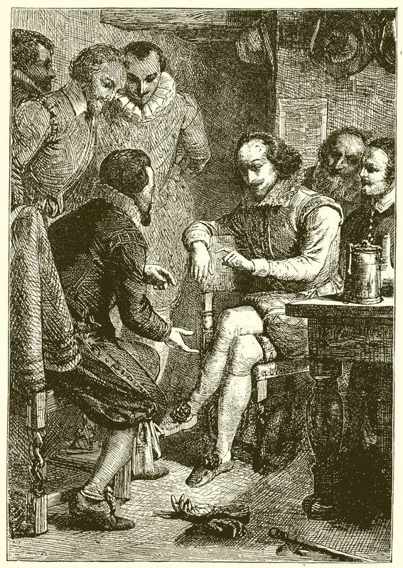 Un Combate de Ingenio entre Shakespeare y Ben Jonson de English School