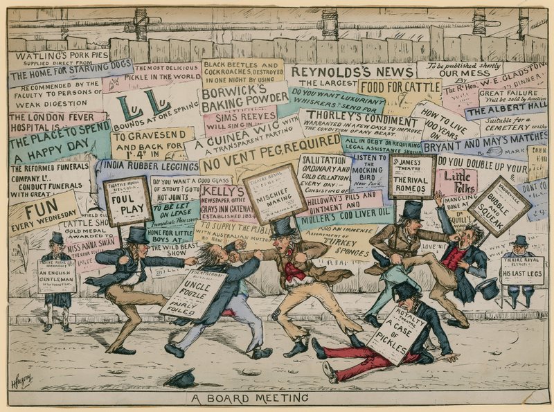 Una reunión de la junta de English School