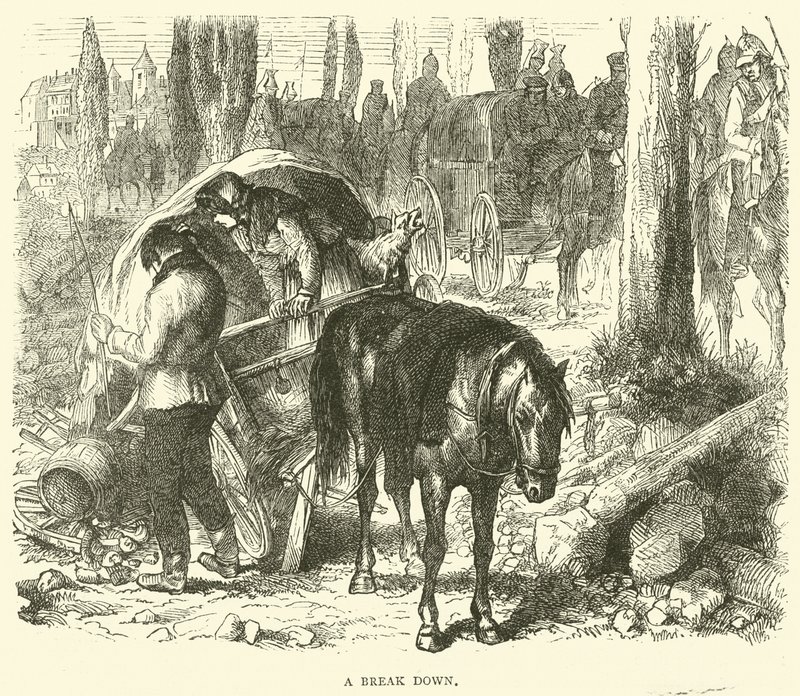 Una avería, noviembre 1870 de English School