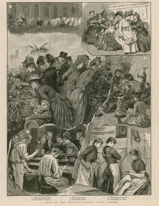 Una fiesta en el Palacio del Pueblo, East London de English School