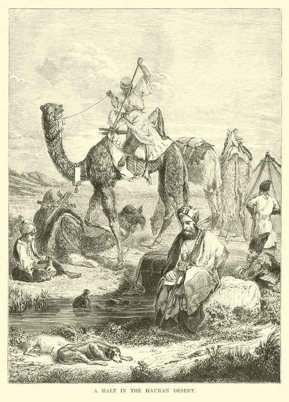 Una parada en el desierto de Hauran de English School