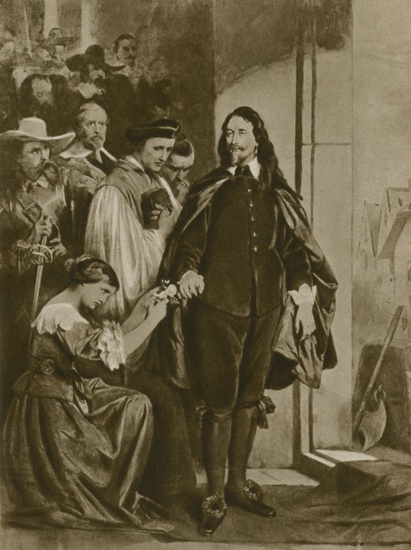 Un rey que podría haberse salvado (grabado) de English School