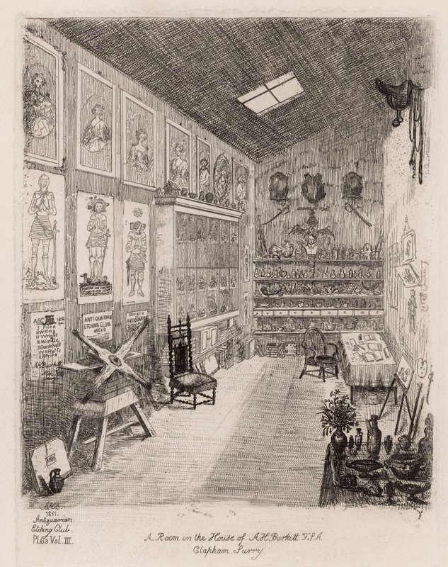 Una habitación en la casa de A H Burkitt, Clapham, Surrey de English School
