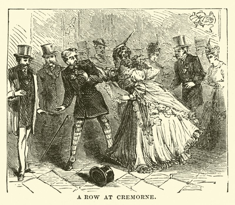 Una pelea en Cremorne de English School