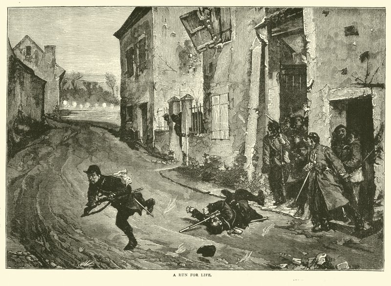 Una carrera por la vida, mayo 1871 de English School