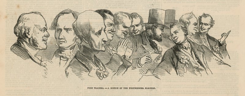 Un boceto de la elección de Westminster de English School