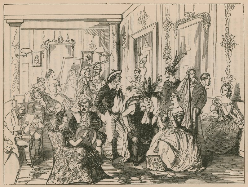 Un camerino teatral de English School