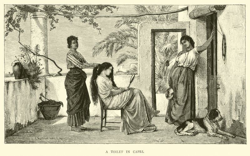 Un baño en Capri de English School