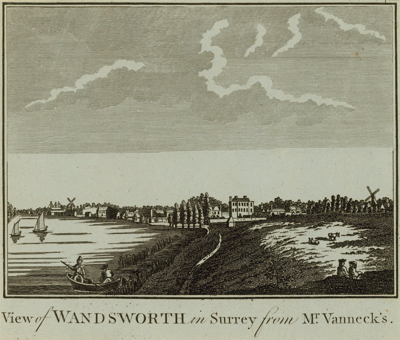 Vista de Wandsworth en Surrey de English School