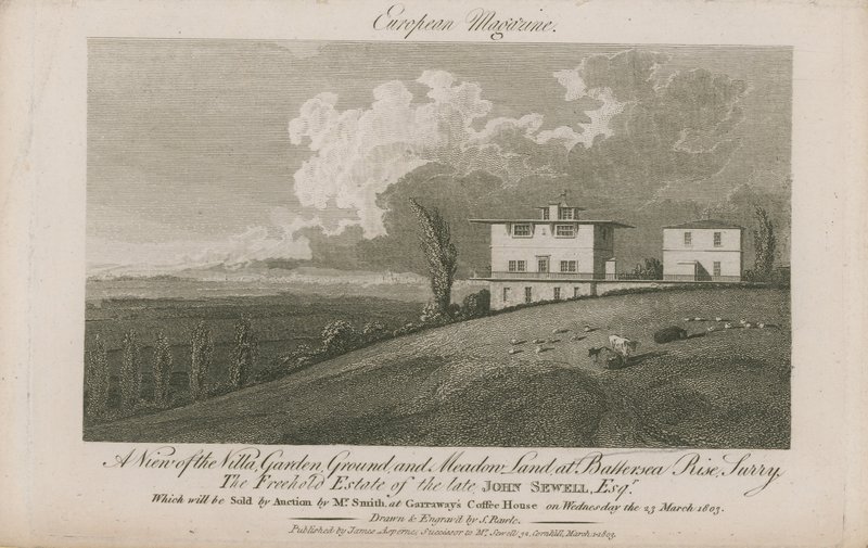 Vista de la finca de John Sewell de English School