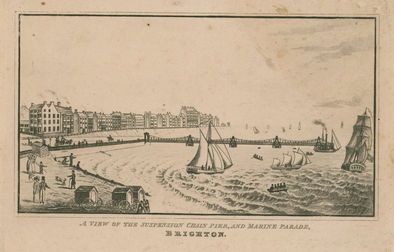 Vista del Muelle de Cadena y el Paseo Marítimo de English School