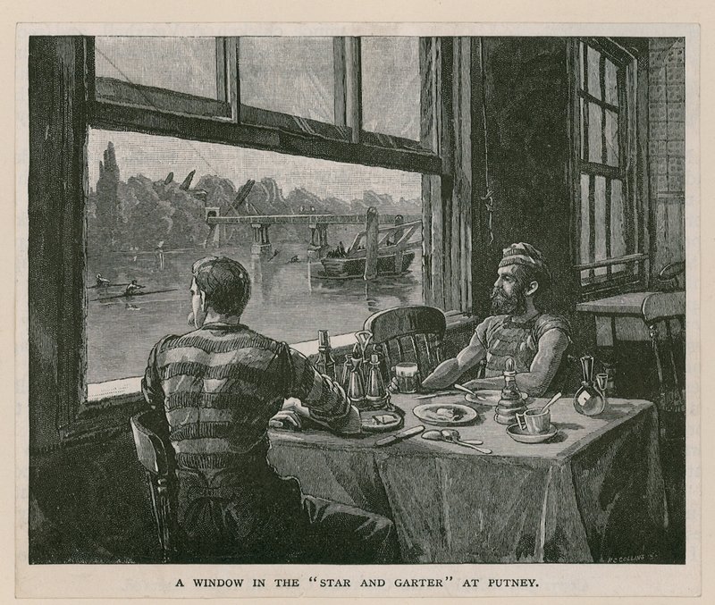 Una ventana en el Star and Garter, Putney de English School