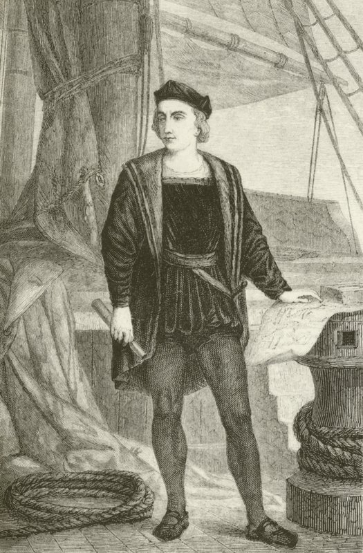 Un joven Cristóbal Colón (1451-1506), explorador genovés de English School