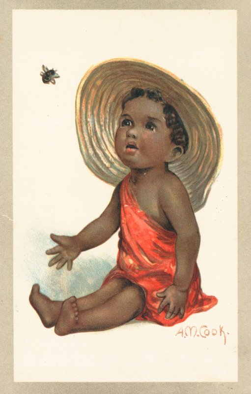 Un niño negro joven de English School