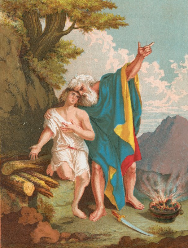 Abraham ofreciendo a Isaac de English School