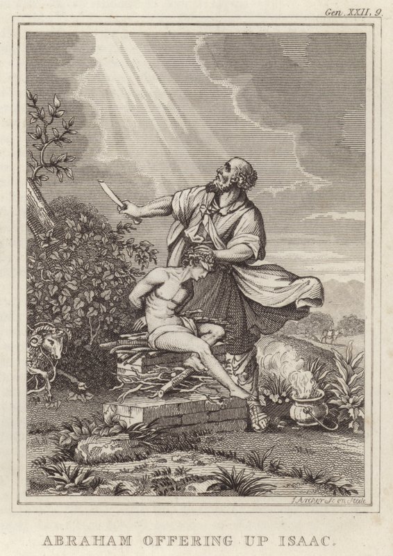 Abraham ofreciendo a Isaac de English School