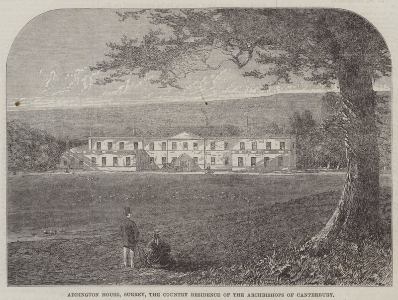Casa Addington, Surrey, la Residencia de Campo de los Arzobispos de Canterbury de English School