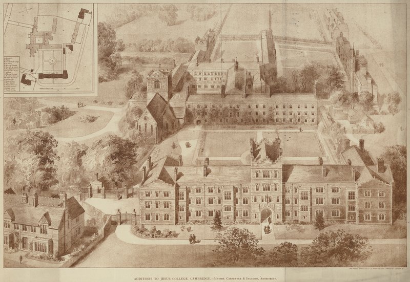 Adiciones al Jesus College, Cambridge de English School