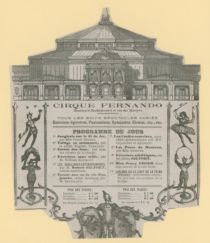 Anuncio del Cirque Fernando de English School