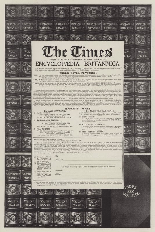 Anuncio, Enciclopedia Británica de English School