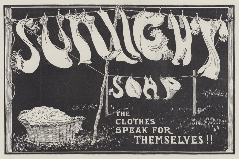 Anuncio, Sunlight Soap (grabado) de English School