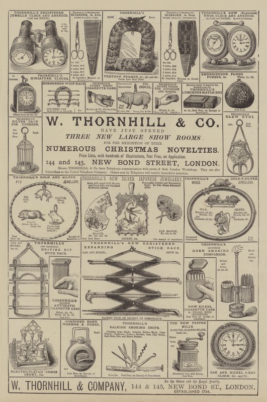Anuncio, W Thornhill and Company (grabado) de English School