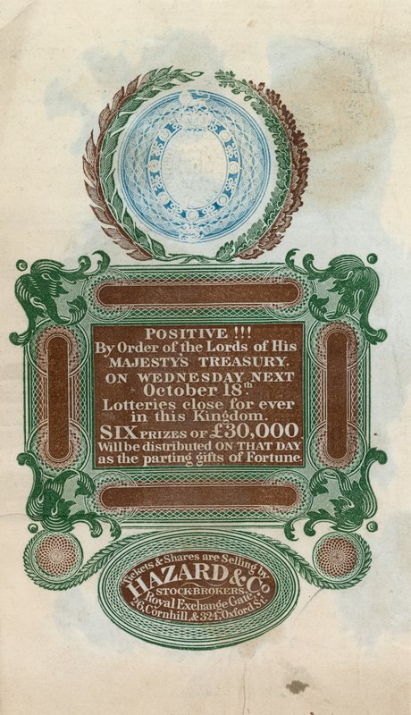 Anuncio de la última lotería de English School