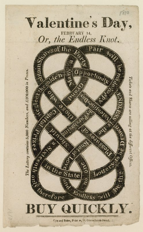 Anuncio de la lotería estatal de English School