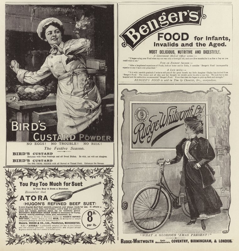 Publicidad de The Graphic Christmas Number 1896 de English School