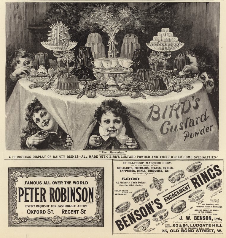 Publicidad de The Graphic Christmas Number 1897 de English School