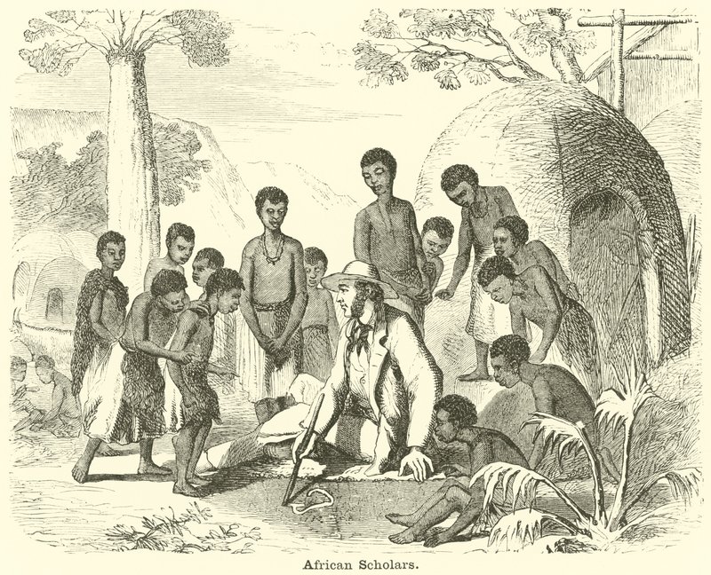 Escolares africanos de English School