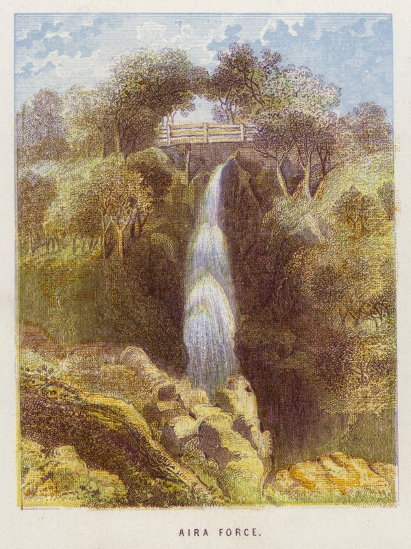 Aira Force (litografia en color) de English School