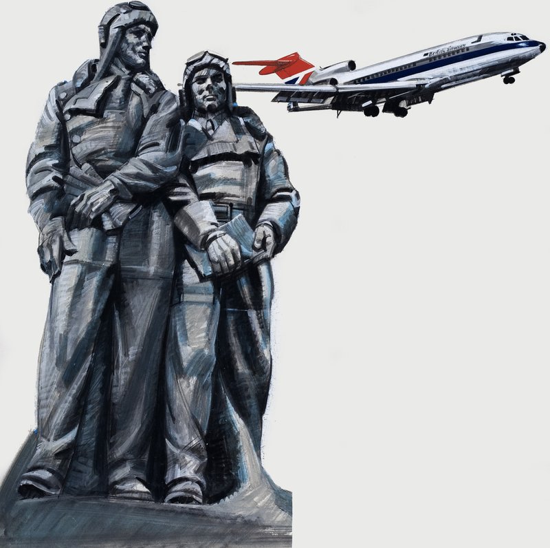 Aviadores y aviones de English School