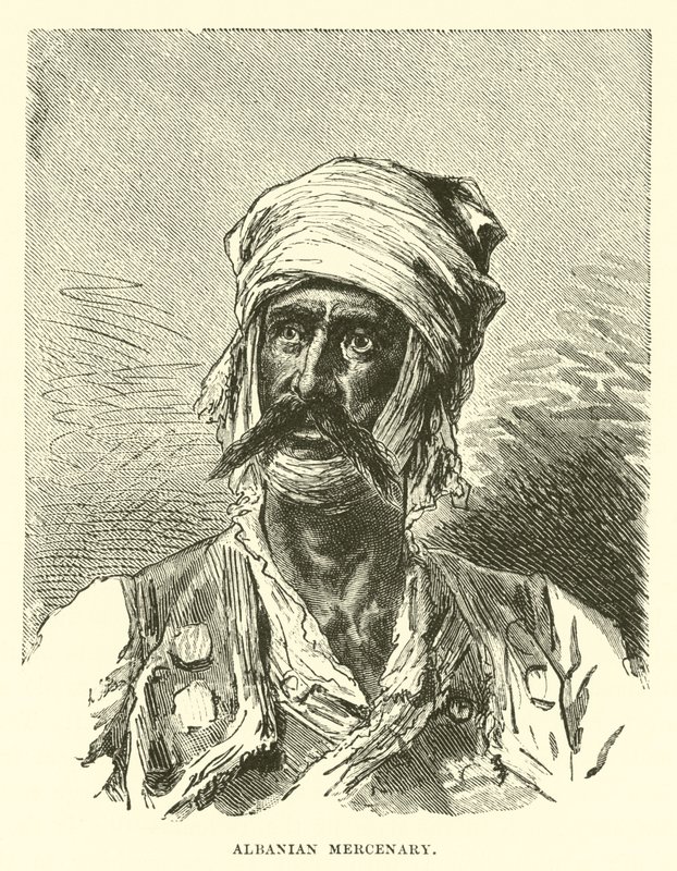 Mercenario albanés de English School